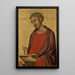 Saint Luc - Simone Martini — kehystetty taideteos seinällä