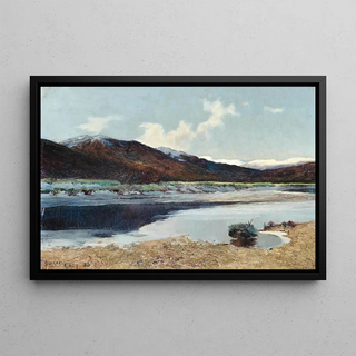 Sir Alfred East - By The Waters Edge Loch Lomond Scotland.webp