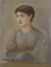 Muotokuva Margaretista, taiteilijan tyttärestä - Sir Edward Coley Burne-Jones — näkymä teoksesta
