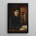 Georgiana Burne-Jonesin muotokuva - Sir Edward Coley Burne-Jones — kehystetty taideteos seinällä