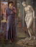 Pygmalion ja kuva, Käsi pidättäytyy - Sir Edward Coley Burne - Jones — näkymä teoksesta