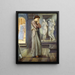 Pygmalion ja kuvan, Sydän kaipaa - Sir Edward Coley Burne - Jones — kehystetty taideteos seinällä