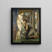 Pygmalion ja kuva, Sielu saavuttaa - Sir Edward Coley Burne - Jones — kehystetty taideteos seinällä