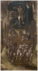 Rakkauden vaunu tai Rakkauden harhailu - Sir Edward Coley Burne-Jones — näkymä teoksesta