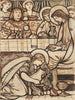 La Madeleine kyynelöi Kristuksen jalkoja - Sir Edward Coley Burne-Jones — näkymä teoksesta