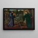 "Matkustaja laiskouden portilla" - Sir Edward Coley Burne-Jones — kehystetty taideteos seinällä