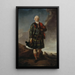 Sir Alexander Macdonald Sir Alasdair MacDhmhnaill Shlite 1744-1795 9e Sleatin baronetti ja Slate'n Macdonaldin ensimmäinen kreivi - Sir George Chalmers — kehystetty taideteos seinällä