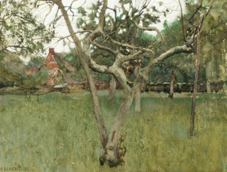 Jardin de campagne - Sir George Clausen — näkymä teoksesta