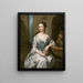 Lady Henrietta Crofts, Boltonin herttuatar - Sir Godfrey Kneller — kehystetty taideteos seinällä