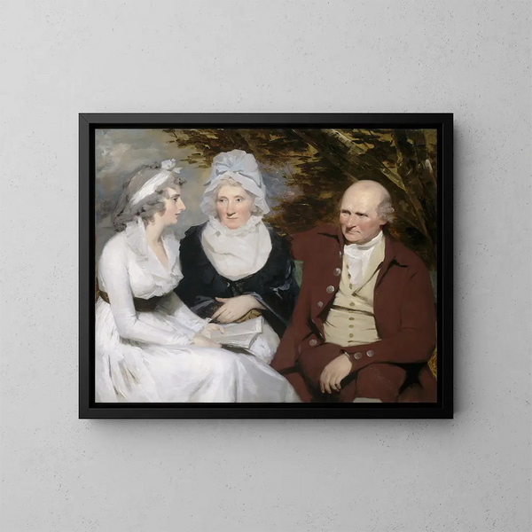 Betty Johnstone ja Mademoiselle Wedderburn - Sir Henry Raeburn — kehystetty taideteos seinällä