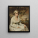 Mme Campbellin muotokuva - Sir Henry Raeburn — kehystetty taideteos seinällä