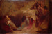 Elgiva-maalaus Odo-arkkipiispan käskystä - Sir John Everett Millais — näkymä teoksesta