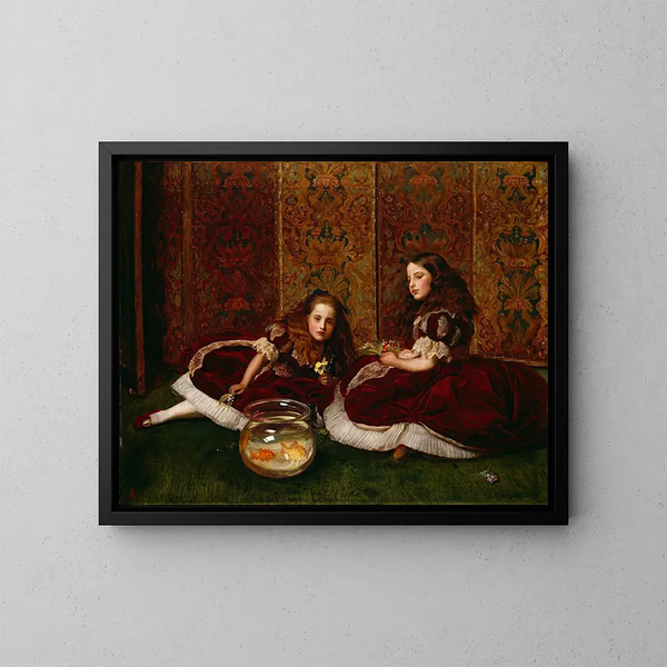 Vapaa-ajan hetkiä - Sir John Everett Millais — kehystetty taideteos seinällä