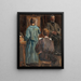 sisätilasta taiteilijan ateljeessa - Sir John Lavery | Maalaus — kehystetty taideteos seinällä