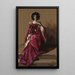 Lady Gwendeline Spencer-Churchill Venezian kauppiaassa - Sir John Lavery — kehystetty taideteos seinällä