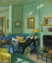 Mme Oslerin maalaus - Sir John Lavery — näkymä teoksesta