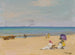 Sur les sables - Sir John Lavery — näkymä teoksesta
