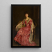 Mabel Choaten muotokuva 1870-1958 - Sir John Lavery — kehystetty taideteos seinällä