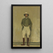 Walter B. Harrisin muotokuva - Sir John Lavery — kehystetty taideteos seinällä