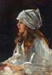 Alicein taiteilijan tyttären muotokuva - Sir John Lavery — näkymä teoksesta