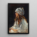 Alicein taiteilijan tyttären muotokuva - Sir John Lavery — kehystetty taideteos seinällä