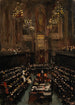 Irlannin sopimuksen ratifiointi Englannin ylähuoneessa 1921 - Sir John Lavery — kehystetty taideteos seinällä