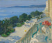 La Terrasse à Cap d'Ail - Sir John Lavery — näkymä teoksesta