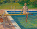 La vicomtesse de Castlerosse à Palm Springs - Sir John Lavery — näkymä teoksesta