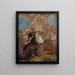 Upseeri ratsain - Sir Joshua Reynolds — kehystetty taideteos seinällä