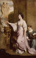 Lady Sarah Bunbury uhraten kauneuden jumalattar - Sir Joshua Reynolds — näkymä teoksesta