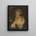 Mme Jane Braddyll - Sir Joshua Reynolds — kehystetty taideteos seinällä
