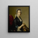 Mme Jubb'n muotokuva - Sir Joshua Reynolds — kehystetty taideteos seinällä