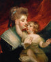 Muotokuva Lady Dashwood'n 1763-1796 ja hänen poikansa Henry George Maynen - Sir Joshua Reynolds — näkymä teoksesta