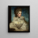 Mme Abingtonin muotokuva - Sir Joshua Reynolds — kehystetty taideteos seinällä