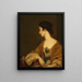 Mme George Collier - Sir Joshua Reynolds - Muotokuva — kehystetty taideteos seinällä
