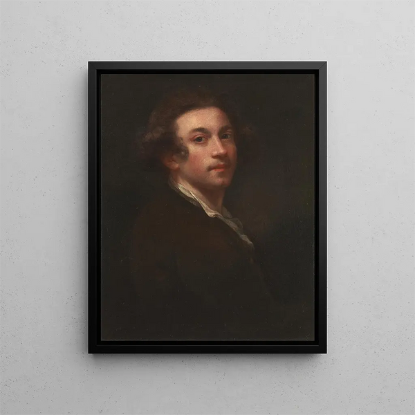 Autoportraasi - Sir Joshua Reynolds — kehystetty taideteos seinällä