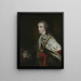 Le 4e herttuatar Queensberry Old Q kuten Marchin kreivi - Sir Joshua Reynolds — kehystetty taideteos seinällä