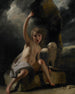 Lapsen kasteessa autiomaassa - Sir Joshua Reynolds — näkymä teoksesta