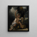 Lapsen kasteessa autiomaassa - Sir Joshua Reynolds — kehystetty taideteos seinällä