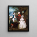La famille du Temple - Sir Joshua Reynolds — kehystetty taideteos seinällä