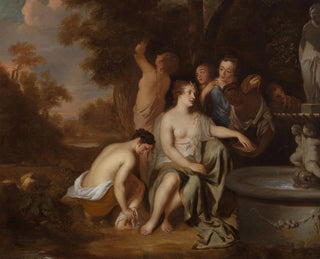 Diane et ses nymphes à une fontaine - Sir Peter Lely — näkymä teoksesta