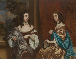 Sir Peter Lely - Mary Capel 16301715 Later Duchess of Beaufort and Her Sister Elizabeth 16331678 Countess of Carnarvon.webp