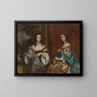 Sir Peter Lely - Mary Capel 16301715 Later Duchess of Beaufort and Her Sister Elizabeth 16331678 Countess of Carnarvon.webp
