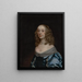 Muotokuva naisesta, ehkä Ann St John Wilmot - Sir Peter Lely — kehystetty taideteos seinällä