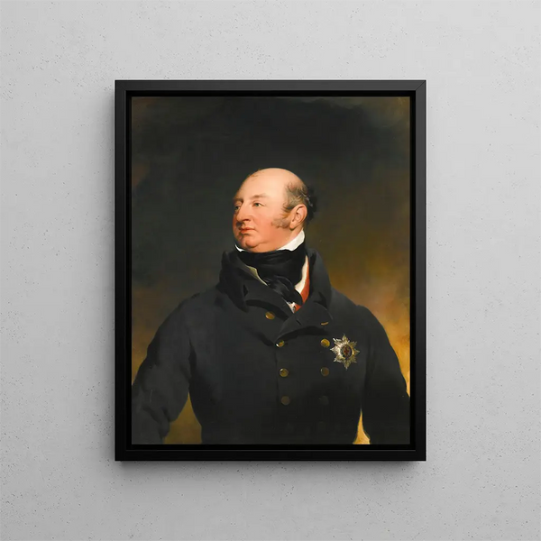 S. A. R. prinssi Frédéric-Auguste herttua Yorkin muotokuva - Sir Thomas Lawrence — kehystetty taideteos seinällä