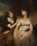 Charlotte ja Sarah Carteret Hardy - Sir Thomas Lawrence - Maalaus — näkymä teoksesta