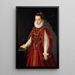 Nuoren naisen muotokuva - Sofonisba Anguissola — kehystetty taideteos seinällä