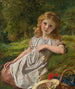 Kesäisten kukkien maalaus - Sophie Anderson — näkymä teoksesta