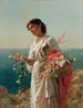 La Fille aux fleurs Capri - Sophie Anderson — näkymä teoksesta