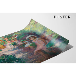 Sous les mimosas les filles de l'artiste - Arnold Peter | Reproduction Tableau Décoration murale affiche copie